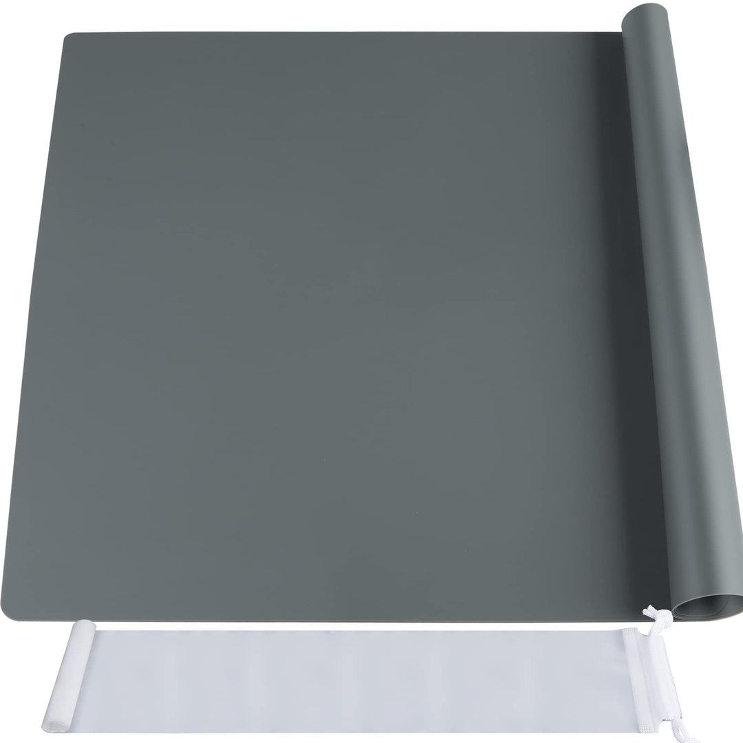 FANDAMEI 70x50 cm Grosse Silikonmatte mit Aufbewahrungsbeutel, Silikonfolie Bastelmatte Silikon Unte
