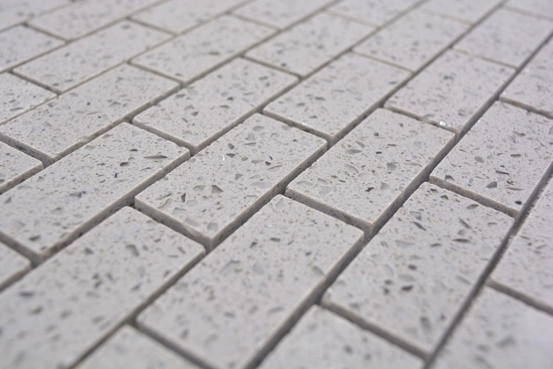 Mosaik Brick Artifical grau Artifical Kunstharzmosaik Fliesenspiegel, Mosaikstein Format: 23x48x8 mm
