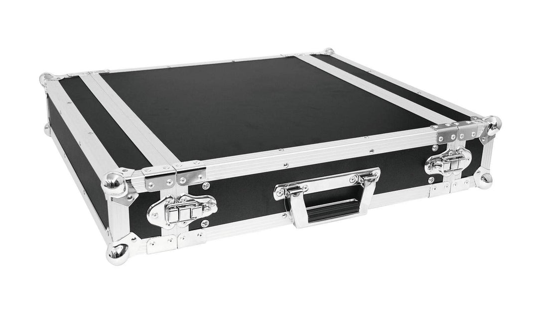 ROADINGER Verstärkerrack PR-1, 2HE, 47cm tief | Flightcase für 483-mm-Geräte (19") | mehrschichtig v