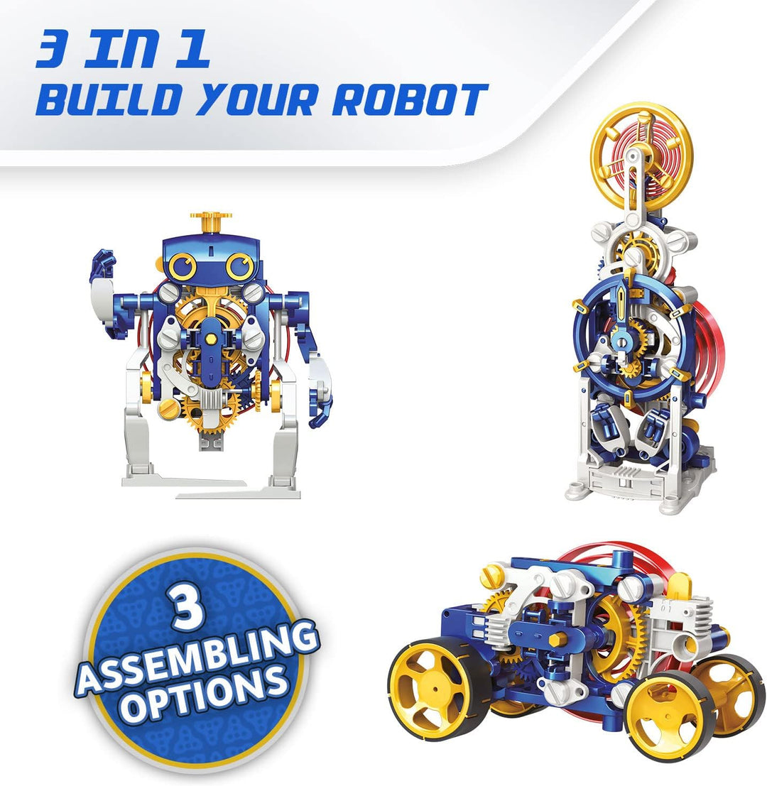 Xtrem Bots - 3-in-1-roboter-set Für Kinder 8 Jahre Oder Mehr | Lernspielzeug Lernroboter | Lernrobot