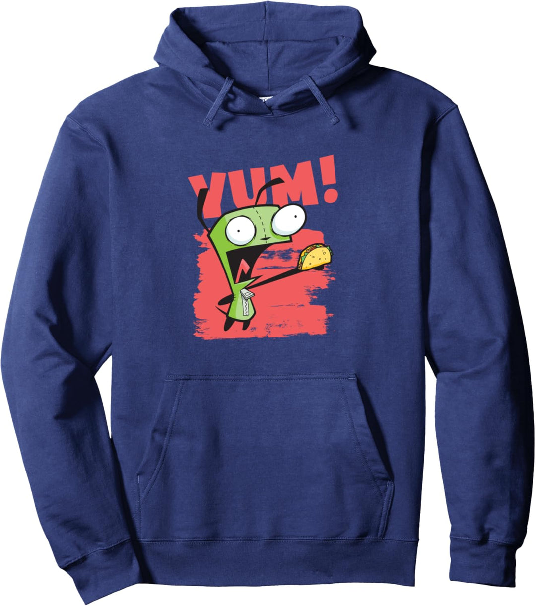 Invader Zim GIR Screaming Yum! Taco Portrait Pullover Hoodie