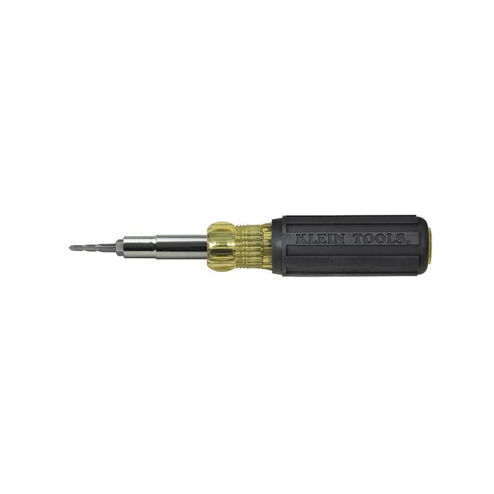 Klein Tools 32517 Multi-Bit-Schraubendreher/Gewindebohrer mit 6 gängigen Gewindebohrergrössen, 4 Sch