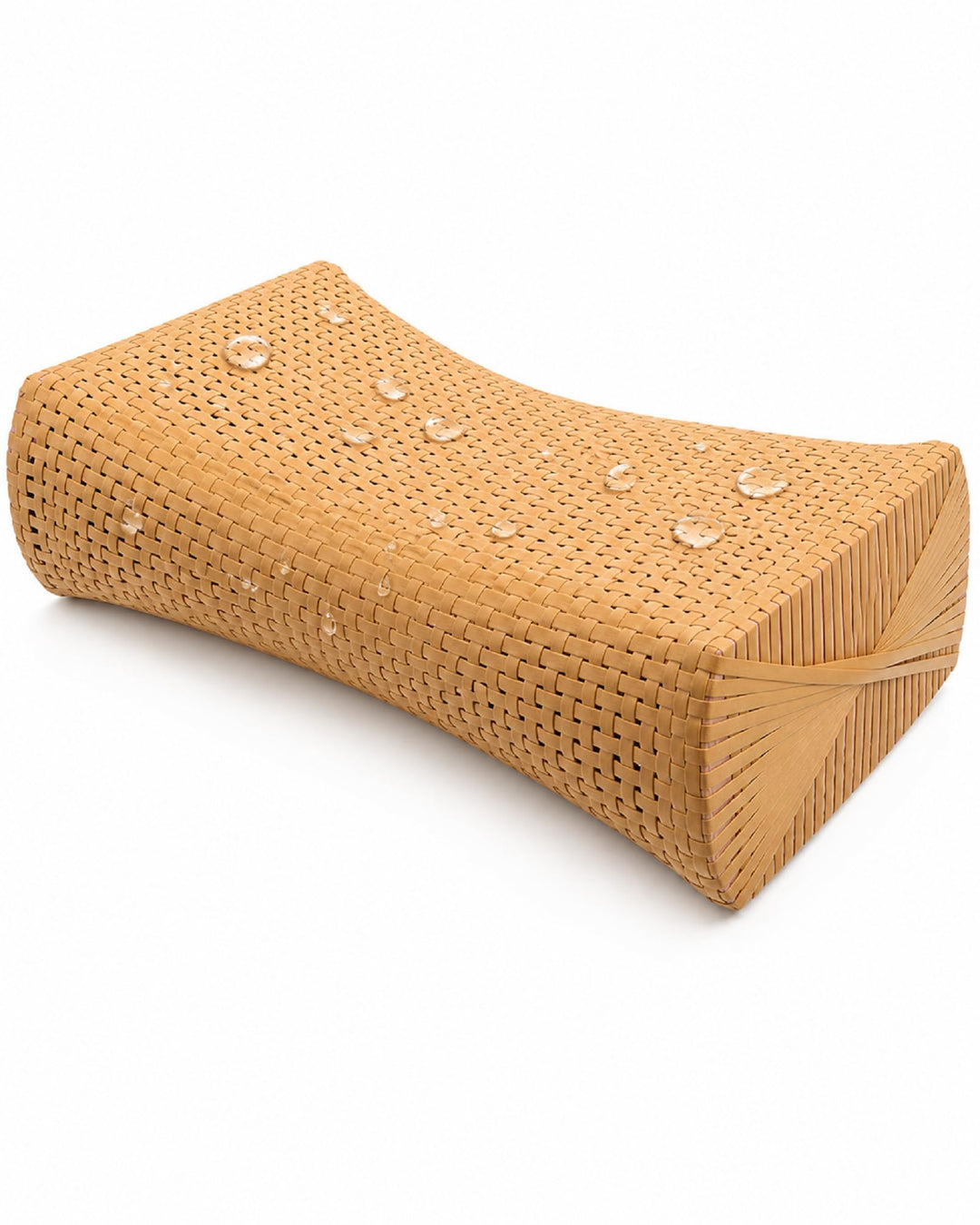 iplusmile Simuliertes Rattan Saunakissen Ergonomisches Nackenstützkissen Für Sauna Dampfbad Wellness