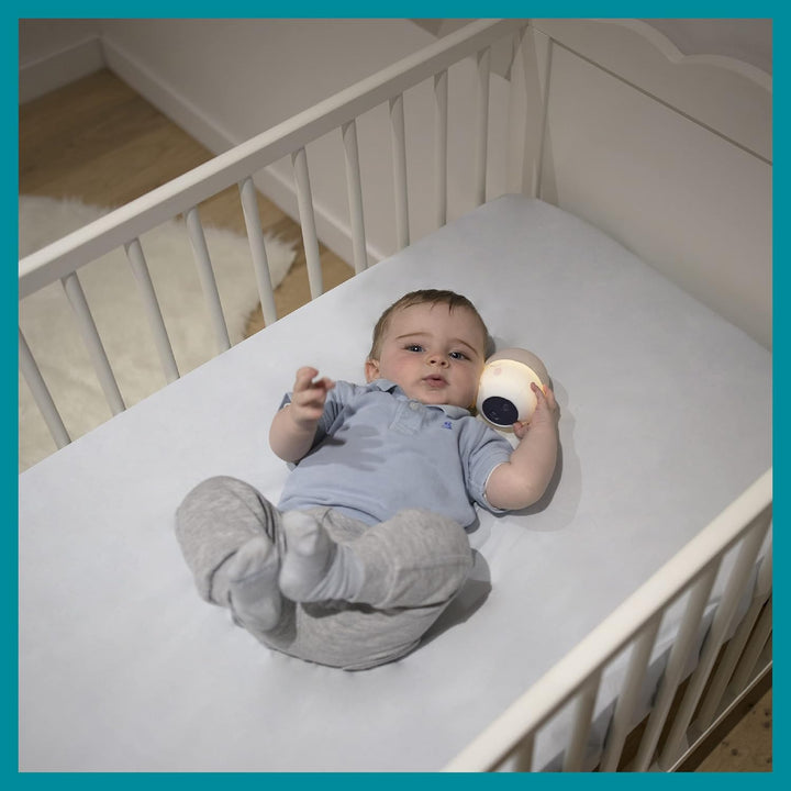 Babymoov Squeezy Gray Nachtlicht mit langer Akkulaufzeit Mehrfarbig, Mehrfarbig