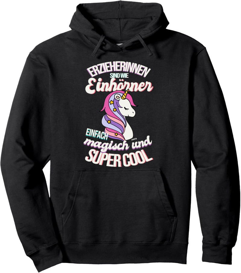 Erzieherin Einhorn Kindergarten Kita Pädagogen Idee Erzieher Pullover Hoodie