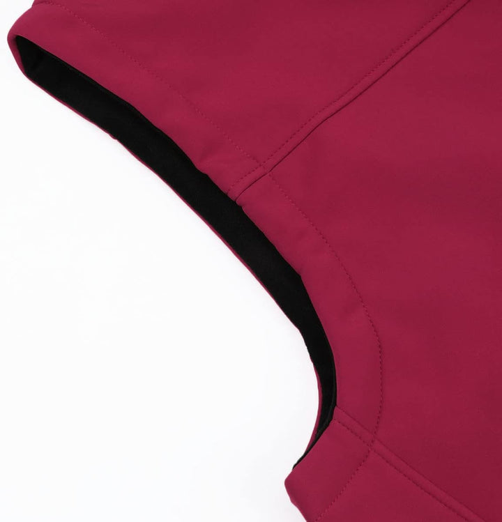 YOUTHUP Weste Herren Wasserdichte Softshellweste Outdoor Leichte Winddichte Fleece Herrenweste Ärmel