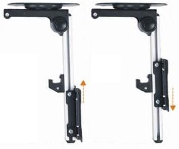HALTERUNGSPROFI Premium TV Deckenhalterung, bis zu 105° neigbar für Dachschrägen, Höhe verstellbar,