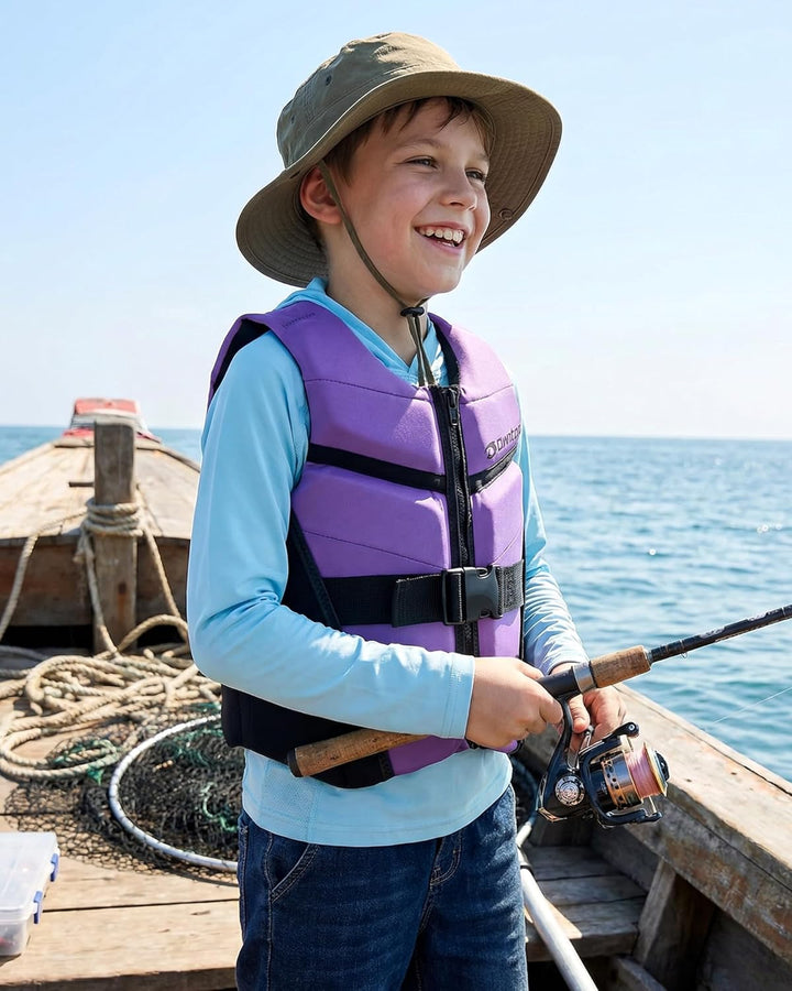 Owntop Schwimmhilfe für Jugend Kinder, verstellbare Auftriebsweste Unisex, Schwimmweste mit Sicherhe