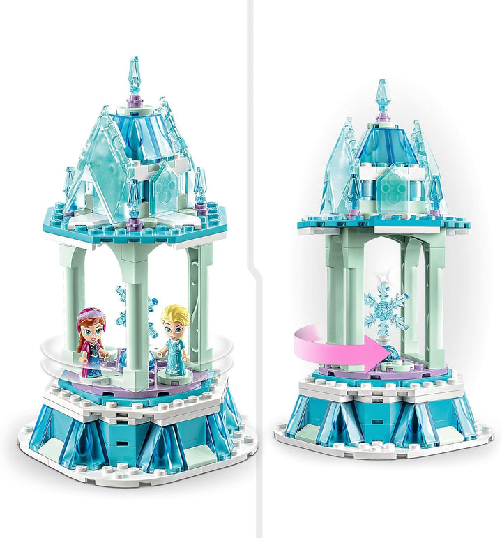 LEGO Disney Princess Annas und Elsas magisches Karussell, Die Eiskönigin Spielzeug, Inspiriert vom F