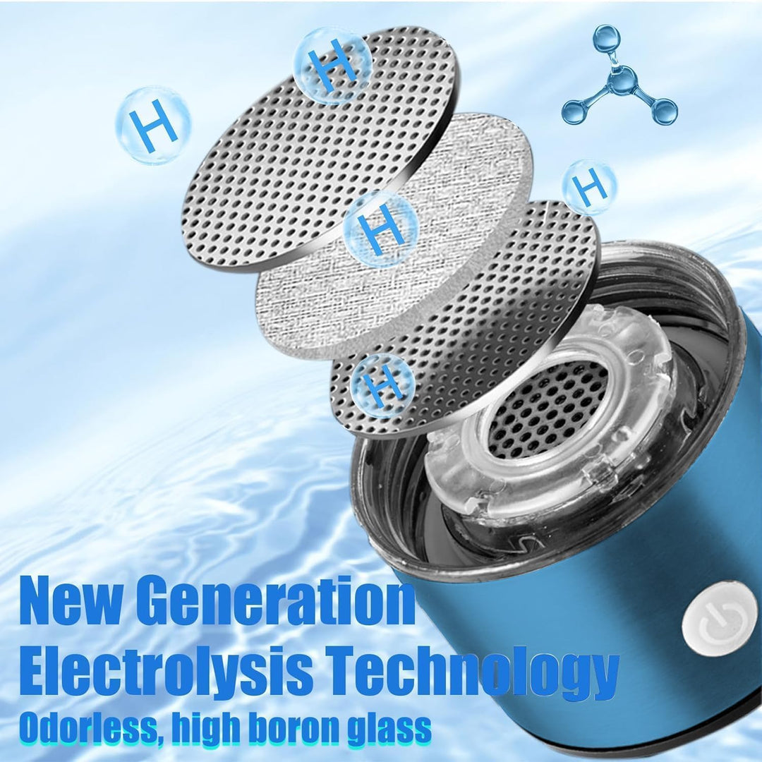 Wasserstoff-Wasserflasche, C-Typ wiederaufladbare Wasserstoff-Wasserflasche Generator, drei Minuten