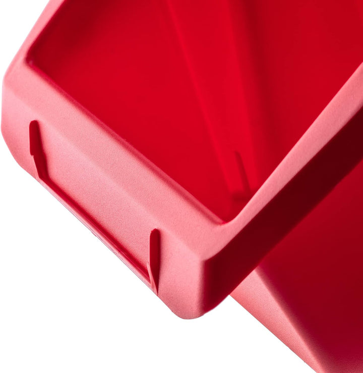 KADAX Werkstatt-Stapelkiste, kleine Sortierbox aus PP Kunststoff, Sichtlagerbox in verschiedenen Grö