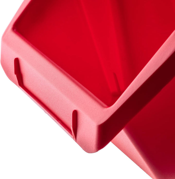 KADAX Werkstatt-Stapelkiste, kleine Sortierbox aus PP Kunststoff, Sichtlagerbox in verschiedenen Grö
