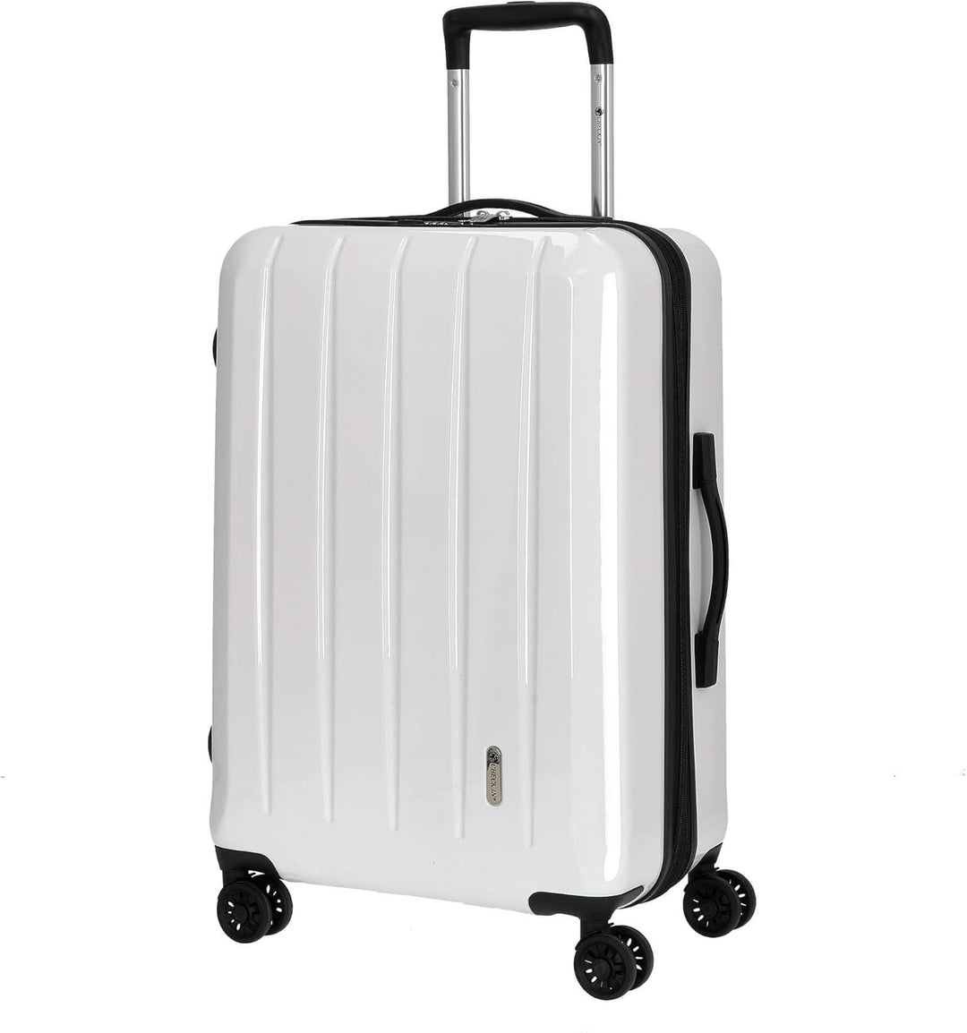 CHECK.IN London 2.0-4-Rollen-Trolley 67 cm weiss Weiss, Weiss