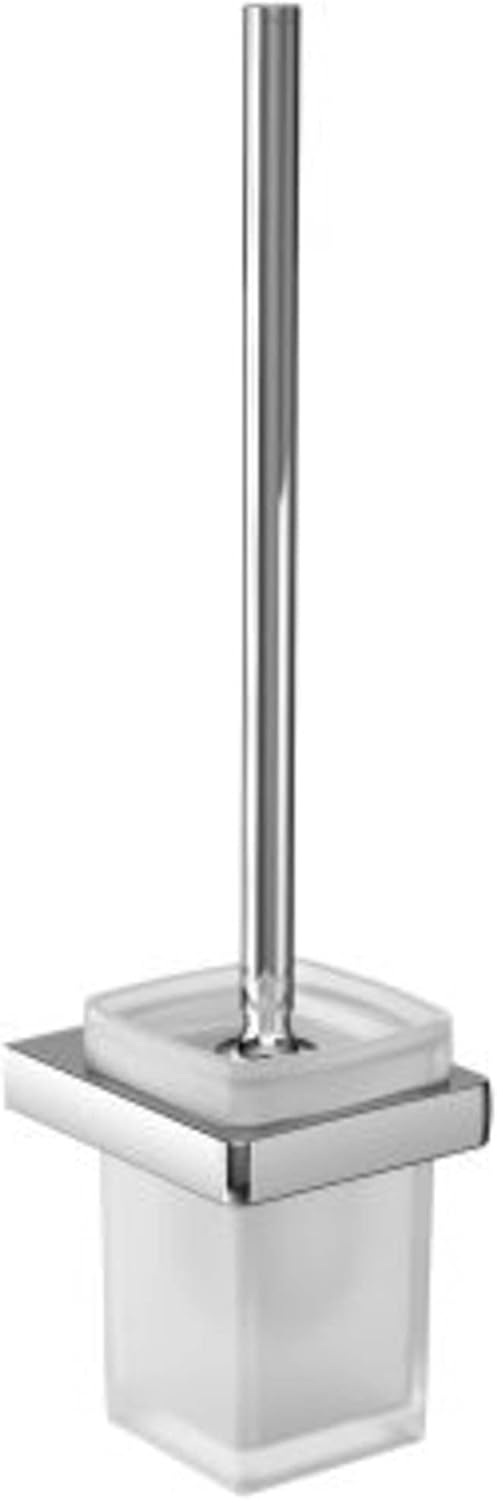 emco TREND WC-Bürstengarnitur, Toilettenbürste mit Griff und Halterung aus Metall, hochwertige WC-Bü