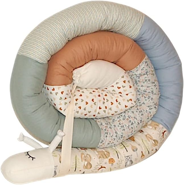 Generisch Bettschnecke/Bettschlange XXL (Motiv Birds) Länge 250cm **personalisierbar**Seitenschläfer