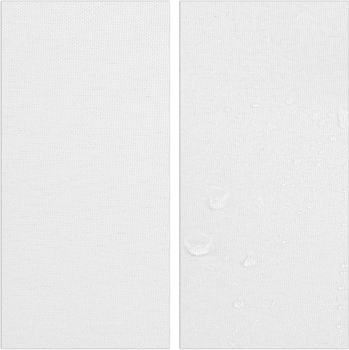Relaxdays Sonnensegel rechteckig, BxT: 2 x 4 m, wasserabweisend, UV-beständig, mit Spannseilen, Terr