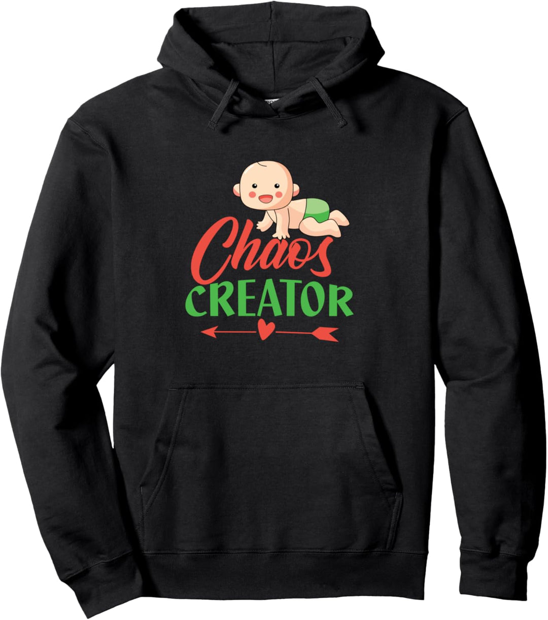 Baby Chaos Creator Favorit Bruder Papas Engel Omas Favorit Pullover Hoodie