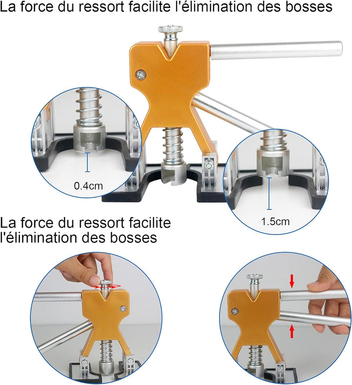 Tosucs Dellen Reparatur Ausbeulwerkzeug Dent Puller Set, Auto Paintless Dellen Reparaturset, DIY Gol