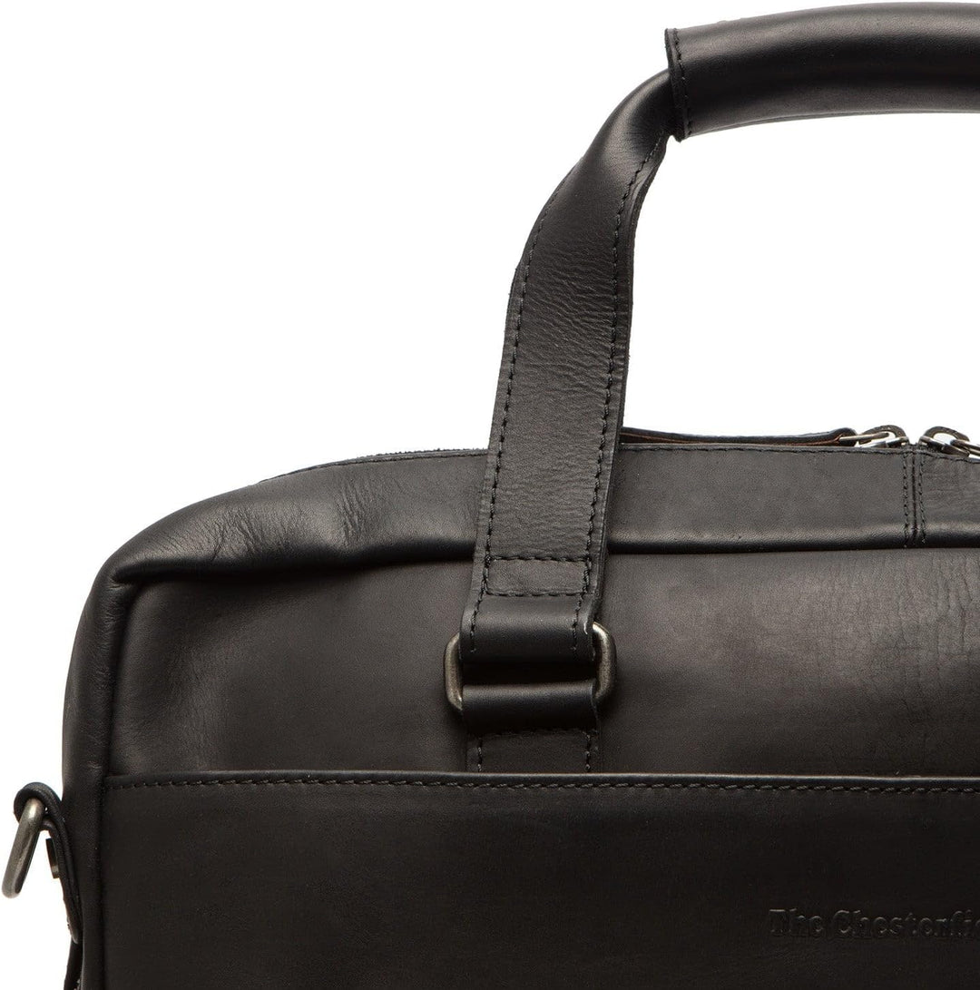 The Chesterfield Brand Manhattan - Aktentasche 15.6" 40 cm Schwarz, Schwarz