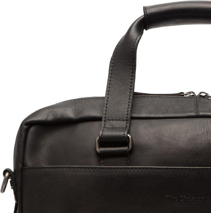 The Chesterfield Brand Manhattan - Aktentasche 15.6" 40 cm Schwarz, Schwarz
