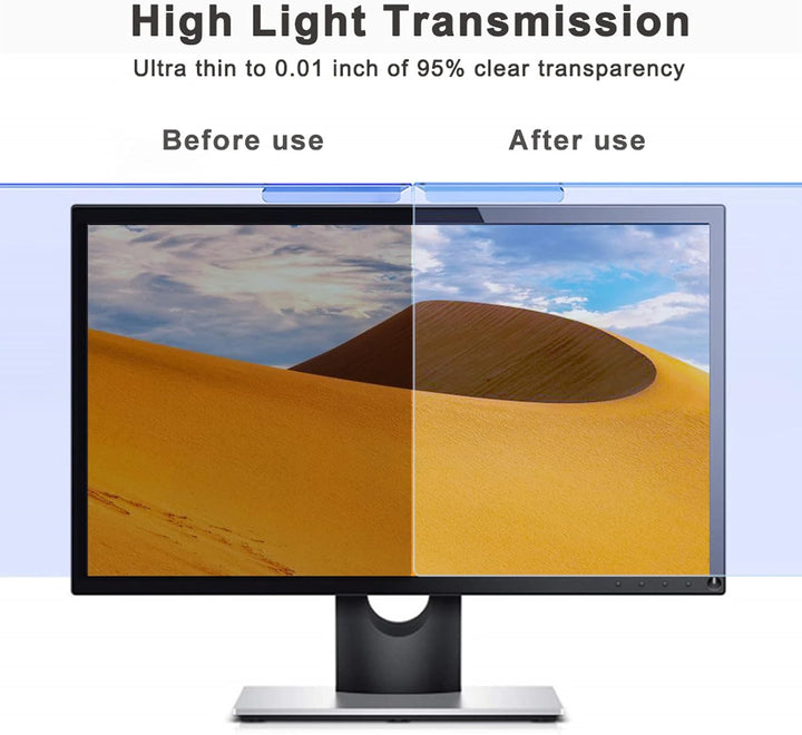 Anti-Blaulicht-Bildschirmfilter für 66 - 68.6 cm (26 - 27 Zoll), Universal-Breitbild-Desktop-PC, Ant
