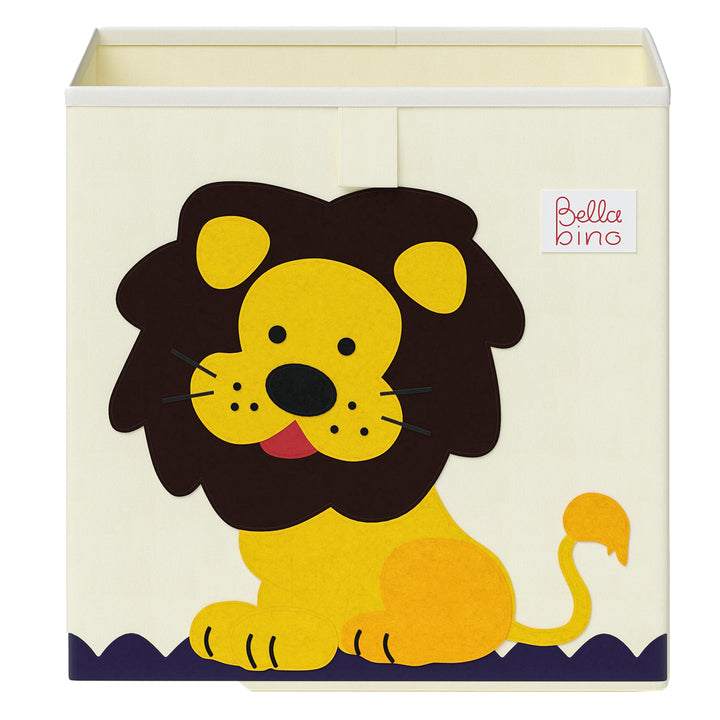 Bellabino Kinder Aufbewahrungsbox Helme, Spielzeugbox für Kinderzimmer, Spielzeug Box, Spielzeug Auf