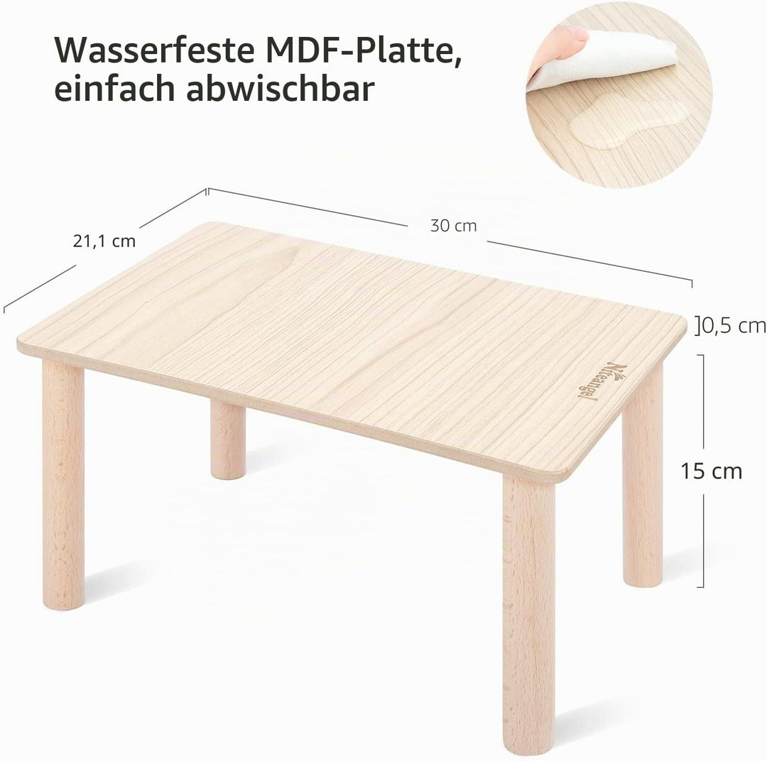 Niteangel Hamster-Spielplattform aus Holz für syrische Zwerghamster, Rennmäuse, Mäuse, Degus oder an