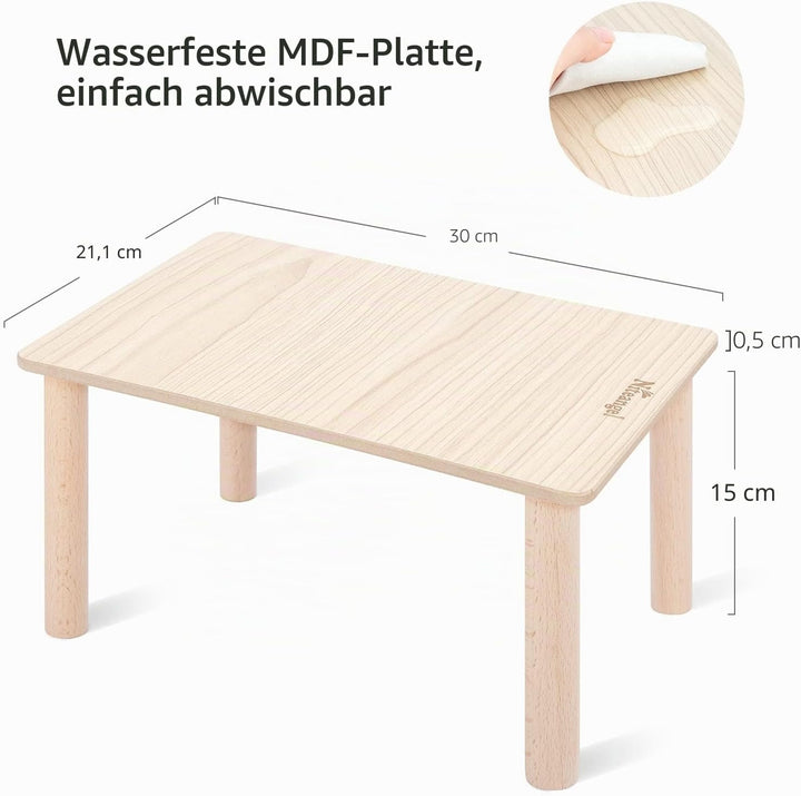 Niteangel Hamster-Spielplattform aus Holz für syrische Zwerghamster, Rennmäuse, Mäuse, Degus oder an