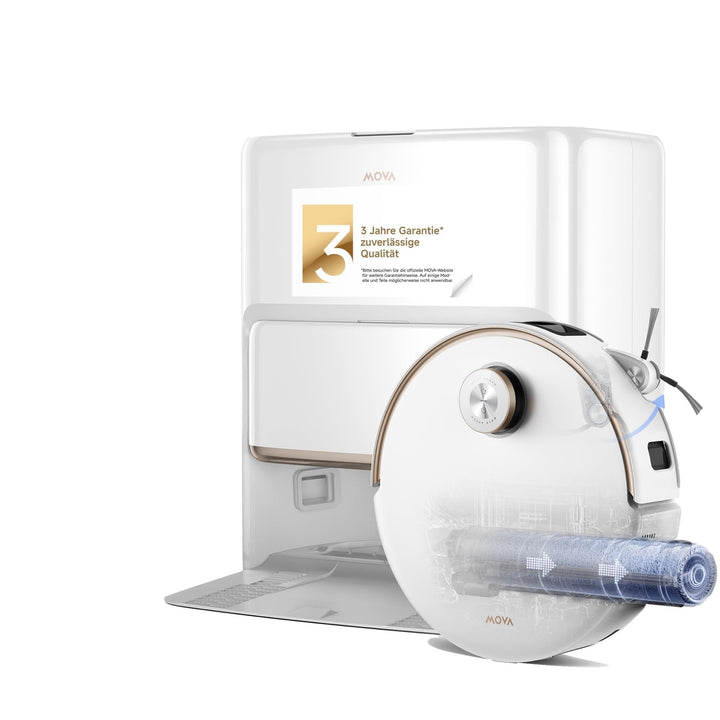 MOVA Z60 Ultra Roller Complete Saugroboter mit Wischfunktion, HydroForce-Wischen, AutoShield-Technol