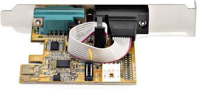 StarTech.com 2 Port PCI Express Serielle Schnittstellenkarte, PCIe auf RS232 (DB9), Serielle Karte/E