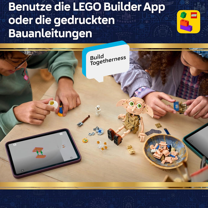 LEGO Harry Potter Dobby, der Freie Elf Spielzeug - Modellbau umbaubar in eine Kreacher Figur - DIY K