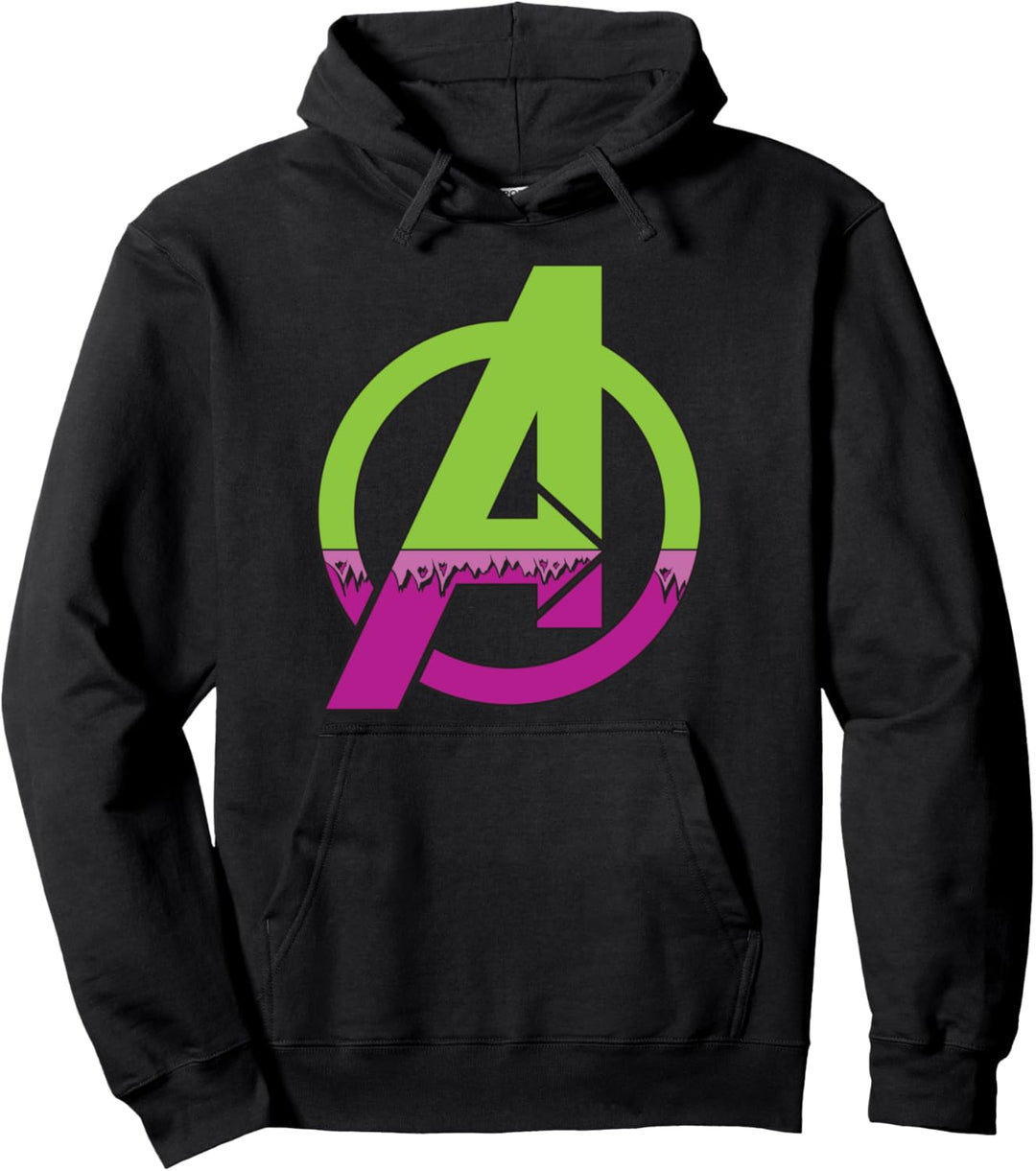 Marvel Avengers Hulk Costume Fill Logo Pullover Hoodie
