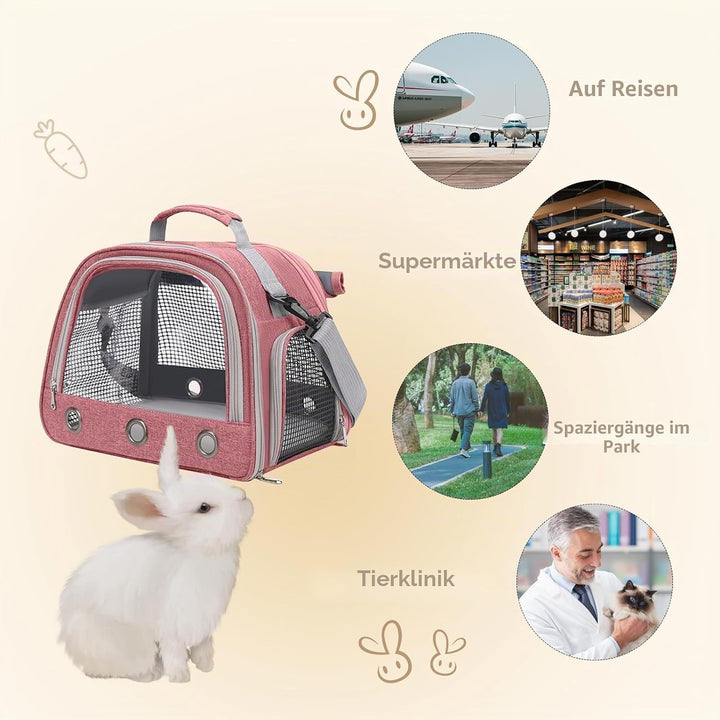Kleine Haustier Tragetasche, Meerschweinchen Tragetasche Transportbox, Kaninchen Tragetasche, Kleint