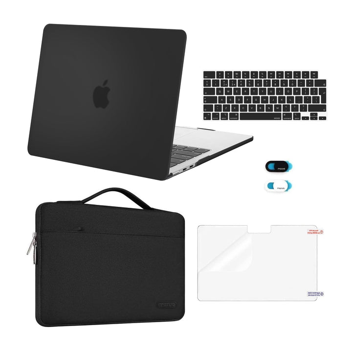 MOSISO Kompatibel mit MacBook Air 13,6 Zoll Hülle 2022-2024 A2681 mit M2 Chip Touch ID,Plastik Harts