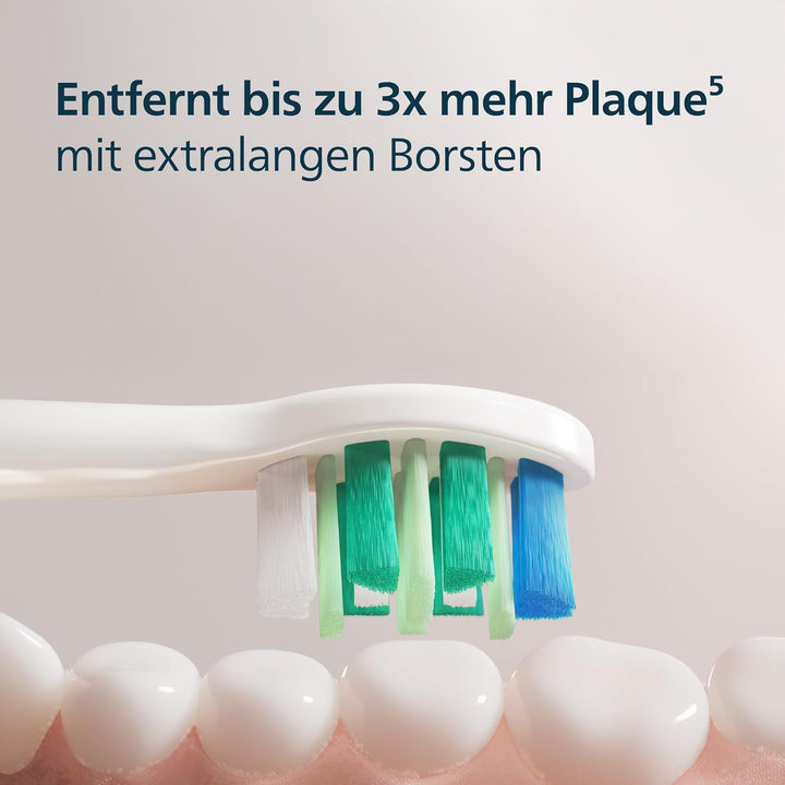 Philips Sonicare InterCare – Original-Ersatzbürstenköpfe für elektrische Zahnbürsten, Weiss, 4er-Pac