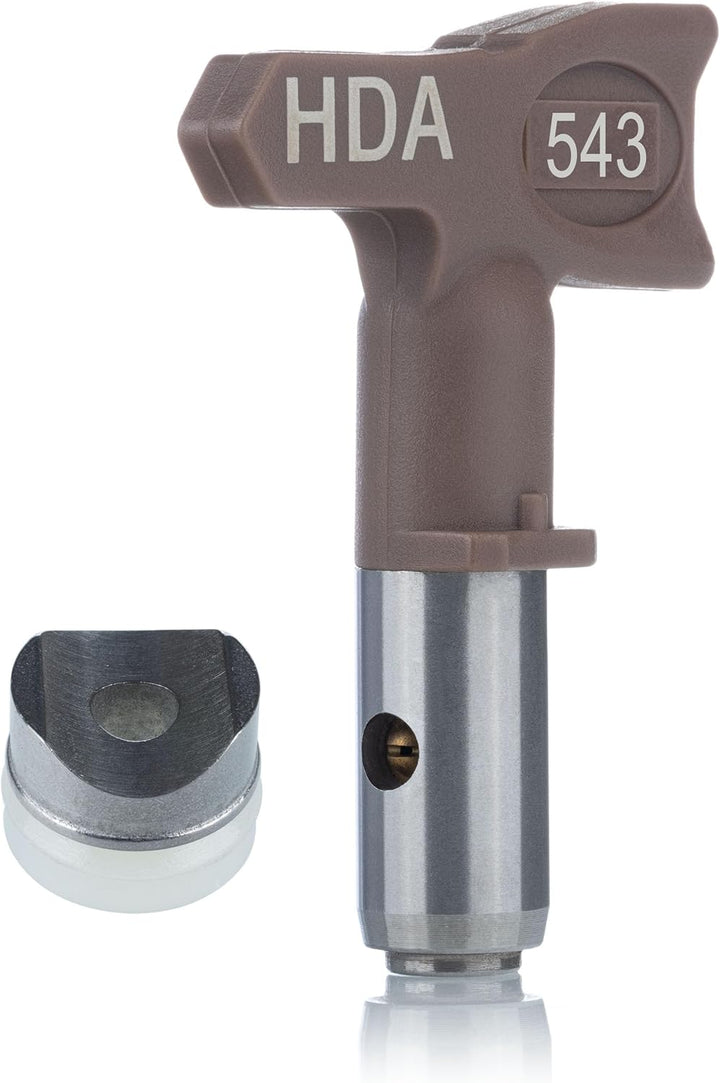 HDA+ 543 – Malermundstück | Sprühbreite: 25 cm, Nickel, korrosionsbeständig | Für Spachtelmasse, hoc