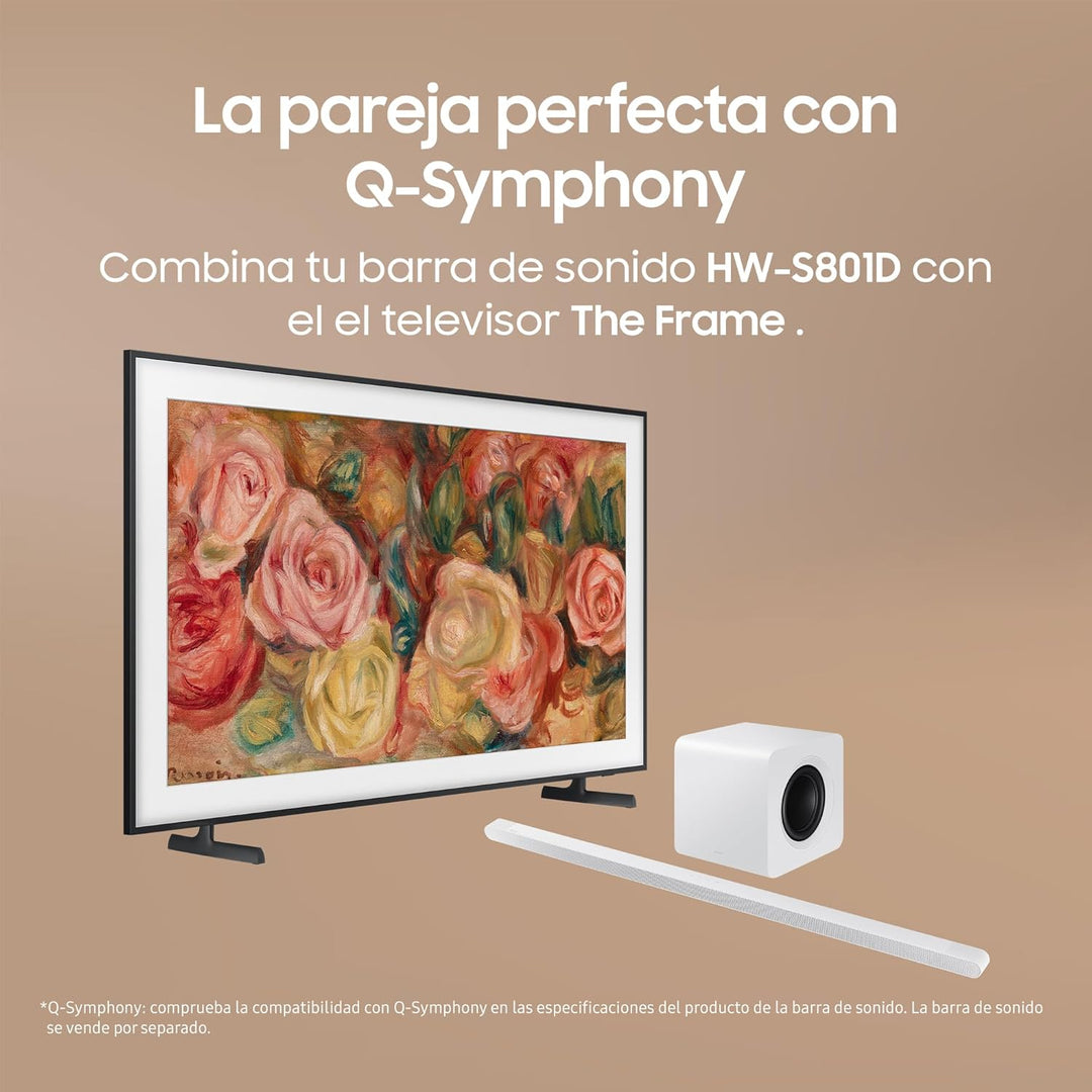 Samsung Soundbar HW-S801D/ZF S-Serie, 10 Lautsprecher, Wireless Dolby Atmos, 3.1.2-Kanal-Audio, Q-Si