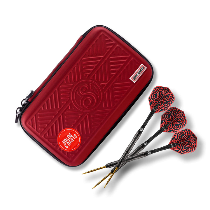 Shot! Taktische Darts Darts Geldbörse Rot, Rot