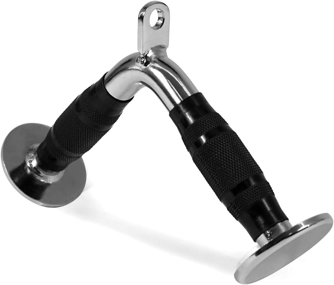 Yes4All LAT-Pull-Down-Kabelaufsatz, Trizeps-Pressstange, V-förmige Stange mit Diamant-Rändelgriff, B