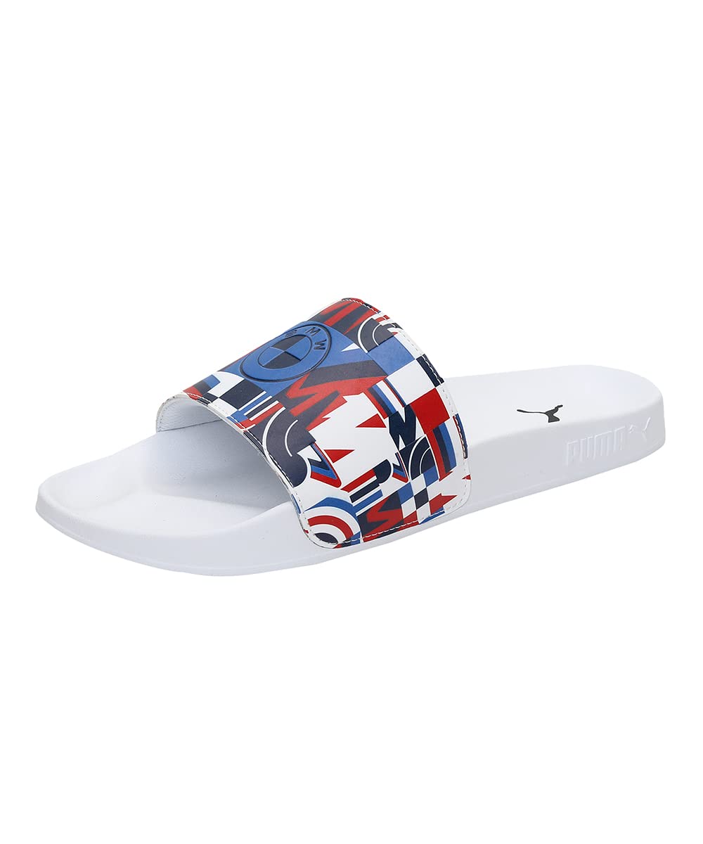 PUMA Unisex BMW MMS Leadcat 2.0 Sandal 35.5 EU Strong Blue Puma White Puma White, 35.5 EU Strong Blu