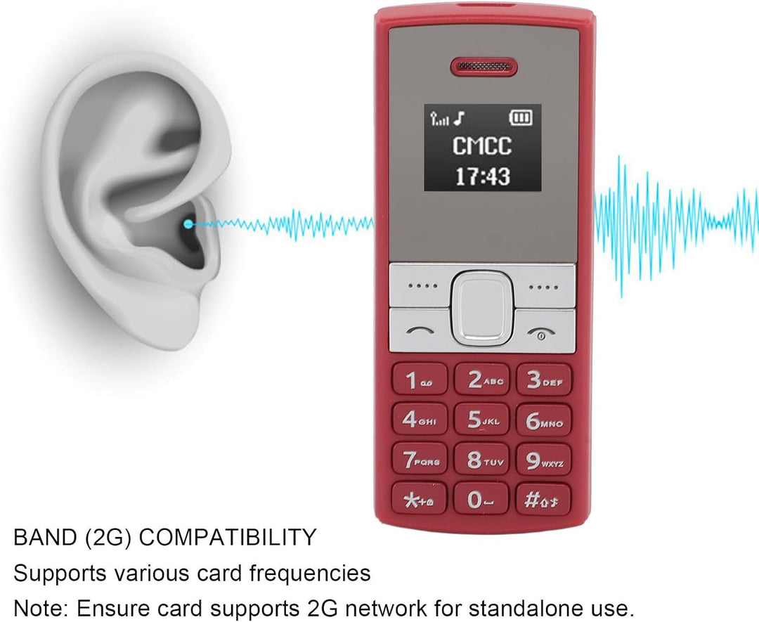 Entsperrtes Kleinstes Mobiltelefon – BM150 Tiny Mobile, GSM 2G Small Mobil Handy, Bluetooth Dual-SIM