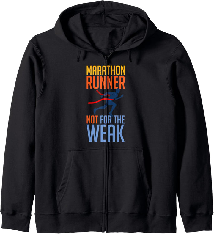 Marathon Running Training Runner Finisher Coach Anfänger Kapuzenjacke