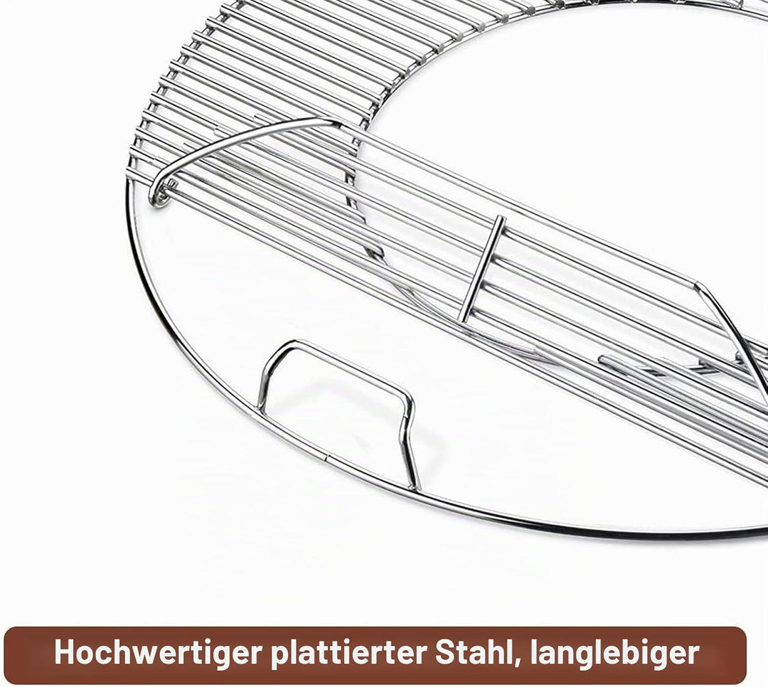 GFTIME Holzkohlegrill Ersatzteilset mit Rotor für Weber 57cm One-Touch, Master-Touch und Bar-B-Kettl