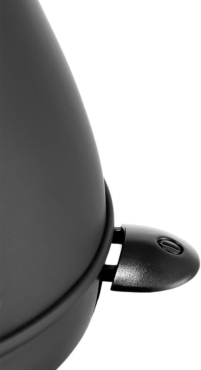 Bodum Melior 11883-259EURO Elektrischer Wasserkocher mit langem Auslauf, 0,8 l, 1.800 W, Schwarz Mat