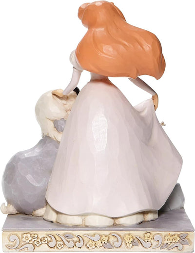 Jim Shore Disney Geist Sirene Ariel Weiss Wald Figurine