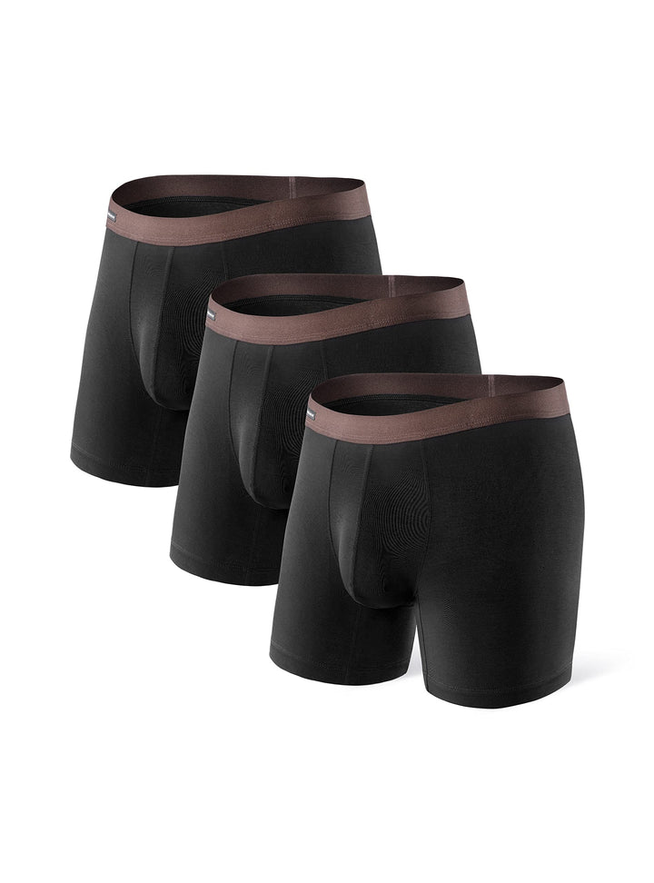 DAVID ARCHY 3/4er Pack Boxershorts, Weich, Hautfreundlich und Luftdurchlässig, Unterwäsche mit Beute