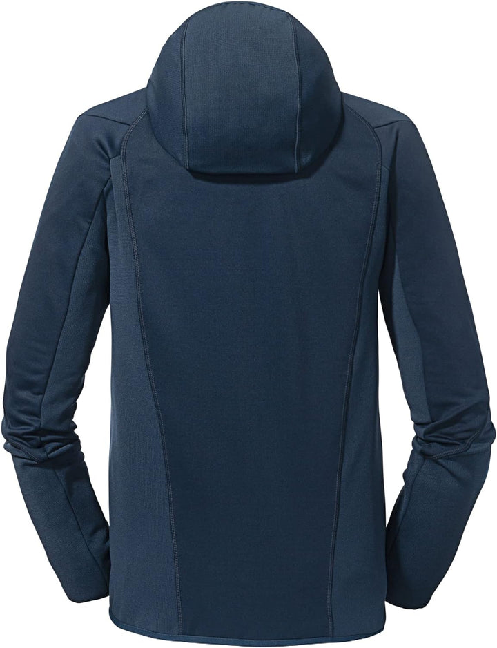 Schöffel Herren Fleece Hoody Lodron M, atmungsaktiver Fleece Pullover mit hoher Bewegungsfreiheit, f