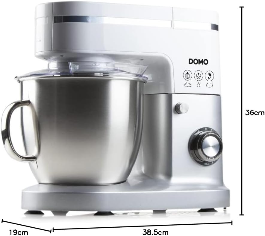 Domo Food Processor 6L silver DO9231KR Küchenmaschine