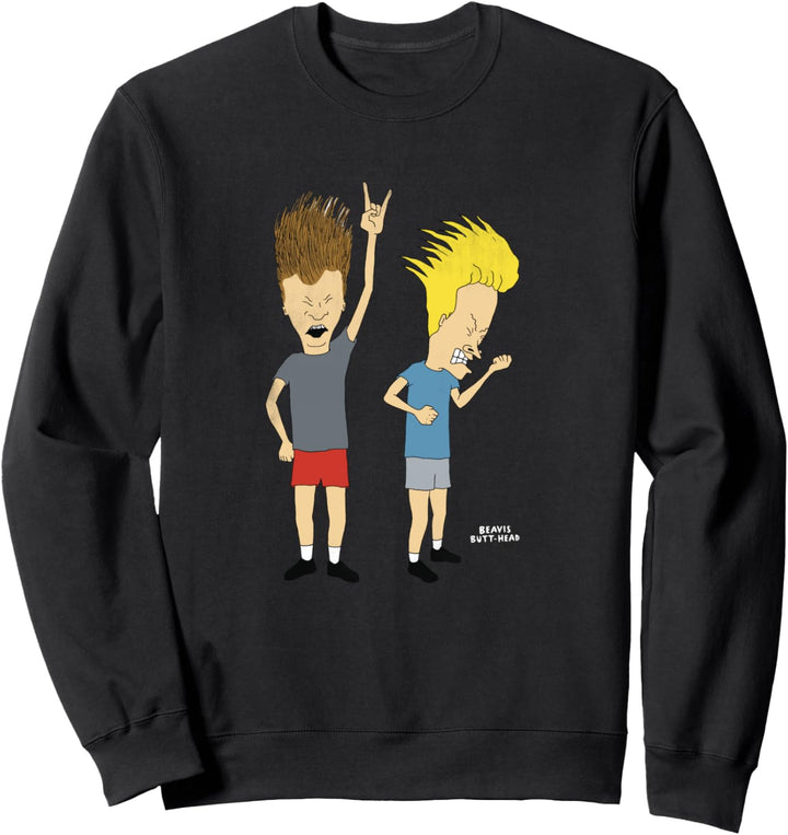 Beavis and Butt-Head Rock N Roll Porträt Sweatshirt