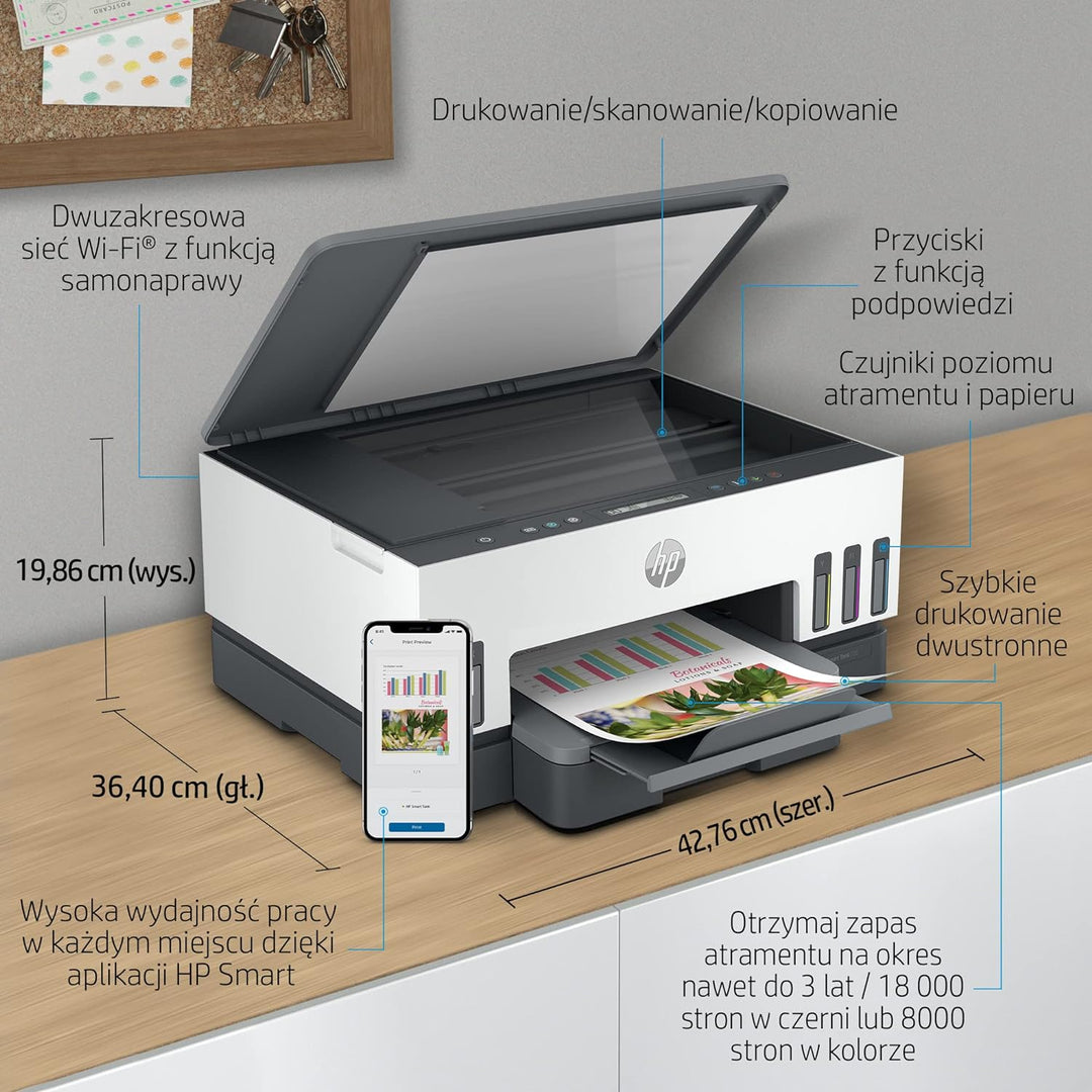HP Smart Tank 720 Thermal Inkjet A4 4800 x 1200 DPI 15 ppm Wi-Fi